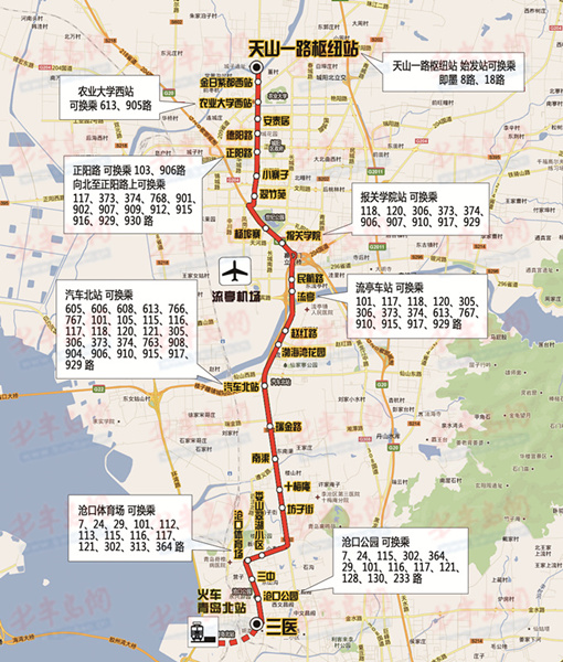 636路公交车开通 从铁路青岛北站直通即墨(图