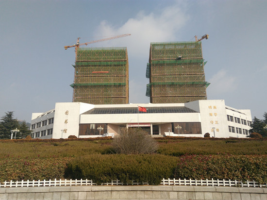 青岛大学科技研发中心项目主体封顶 2018年建